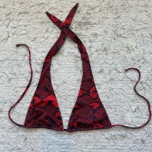Inamorata Orpheus Snake Print Top